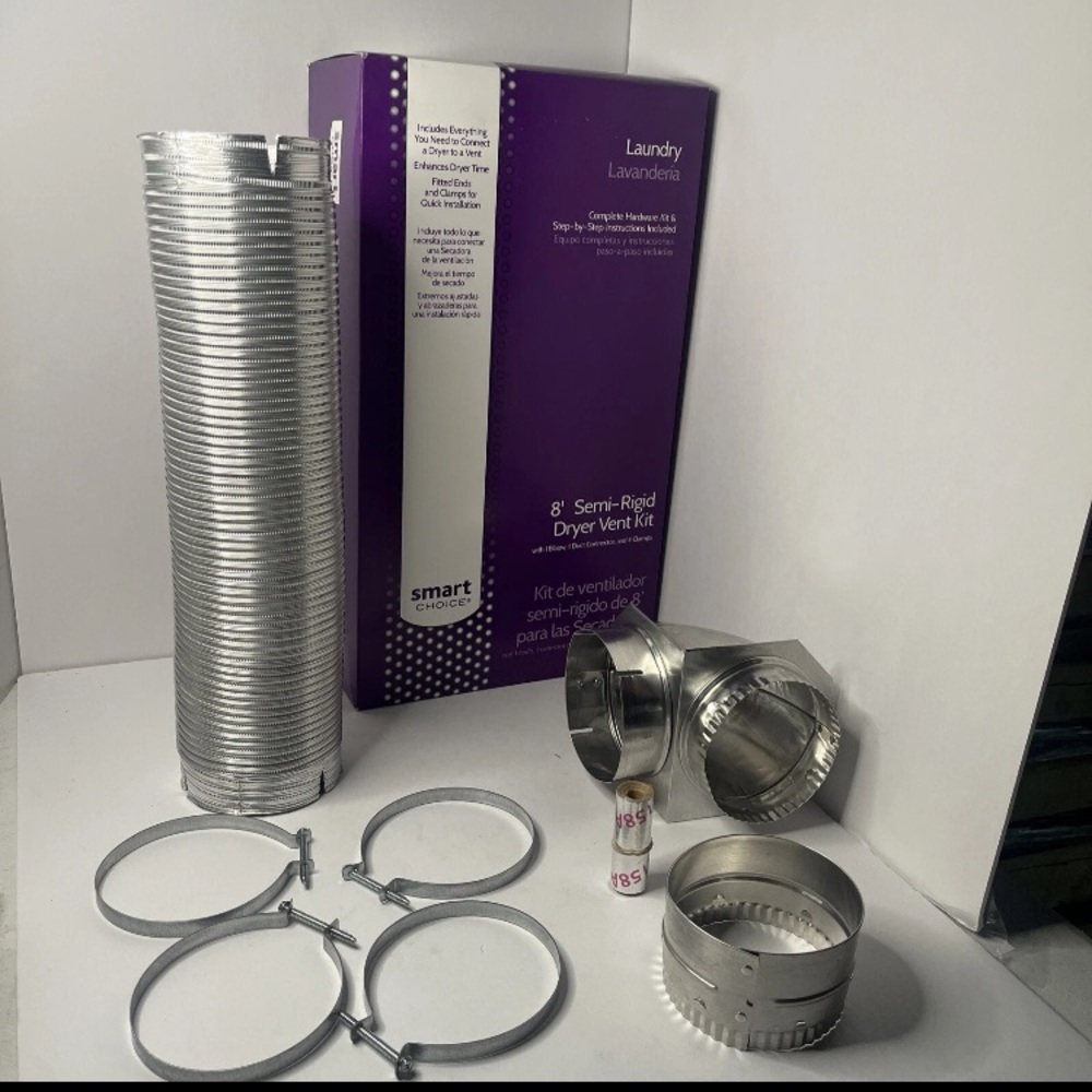 Smart Choice 5304471400 8' Semi-Rigid Dryer Vent Kit (1C)